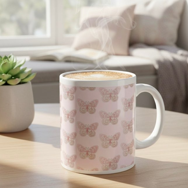 Grande Tasse Boug de café géant papillon (Créateur téléchargé)