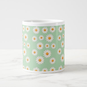 Grande Tasse Boug floral de marguerite - Café Motif aux fleurs 