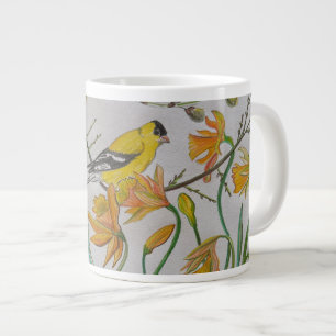 Grande Tasse Boug Goldfinch & Daffidols