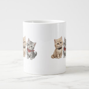Grande Tasse Bougie Chat Mignon pour les Amoureux des Chats