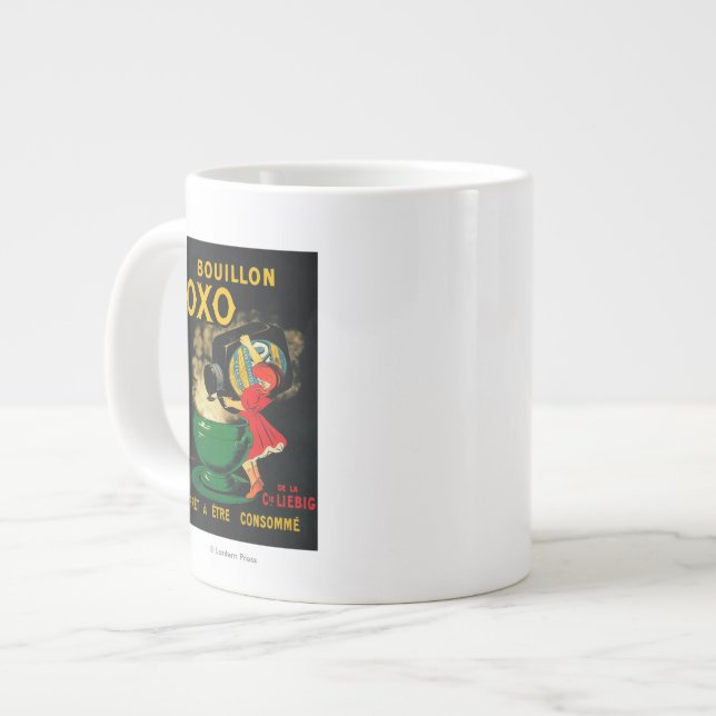 Grande Tasse Bouillon OXO Vintage Poseter Europe (Devant gauche)