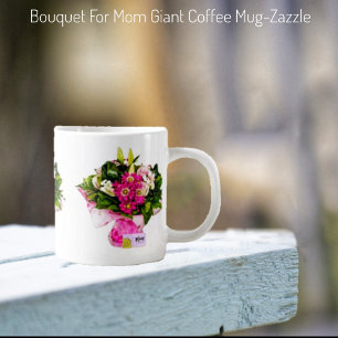 Grande Tasse Bouquet pour maman