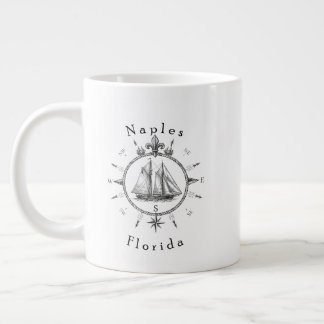 Grande Tasse Boussole de navigation de voile de Naples Floride