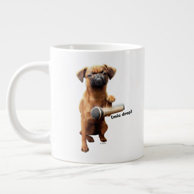 Grande Tasse Bouton de la musique à gâcher (Gauche)