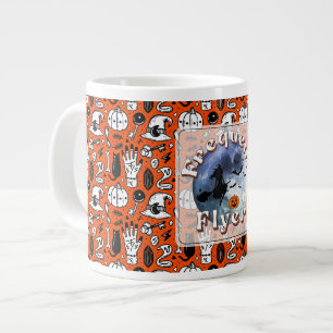 Grande Tasse Broomstick pour sorcière Halloween Circulaire fréq