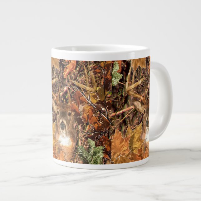 Grande Tasse Buck in Fall Camo White Tail Deer (Devant droit)