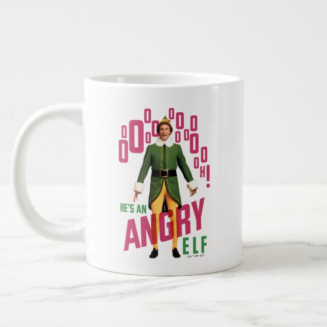 Grande Tasse Buddy l'Elfe | C'est un elfe en colère (Gauche)