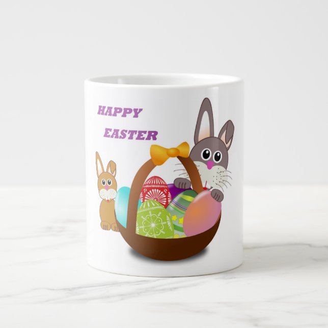 GRANDE TASSE BUNNY "HAPPY EASTER" (Devant)