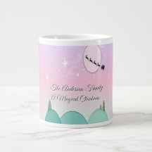 Buveur de Noël pastel au clair de lune