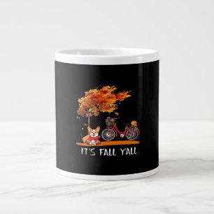 Grande Tasse C’est automne Y’all Cardigan Dog Conception automn