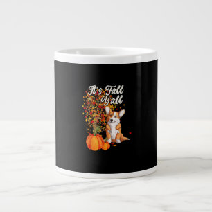 Grande Tasse C’est automne Y’all Leaf Fall Tree Bonjour Automne