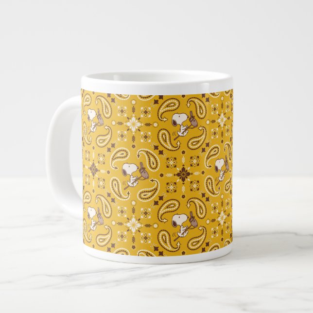 Grande Tasse cacahuètes | Snoopy Bandana Cowboy (Devant gauche)