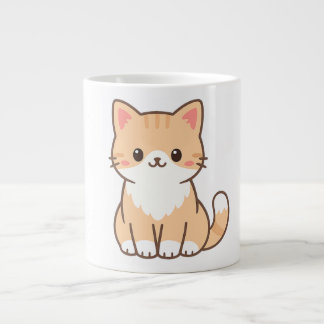 Grande Tasse Cadeau de chat mignon personnalisé – Minim nom d'a