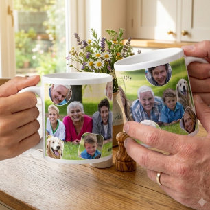 Grande Tasse Cadeau de vacances de collage de photos de souveni