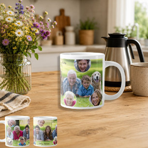 Grande Tasse Cadeau de vacances de collage de photos de souveni
