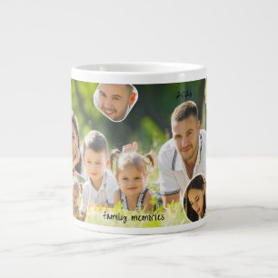 Grande Tasse Cadeau de vacances de collage de photos de souveni
