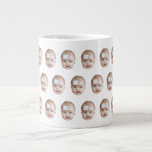Grande Tasse Cadeau de visage bébé moderne cadeau pour maman, p