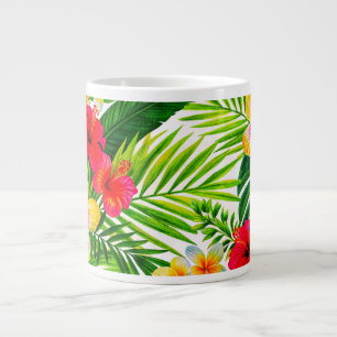 Grande Tasse Cadeau floral tropical