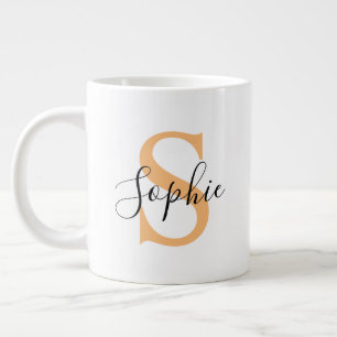 Grande Tasse Cadeau personnalisé avec un nom écriture élégante