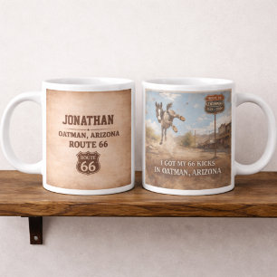 Grande Tasse Cadeau personnalisé du centenaire de la route 66 d