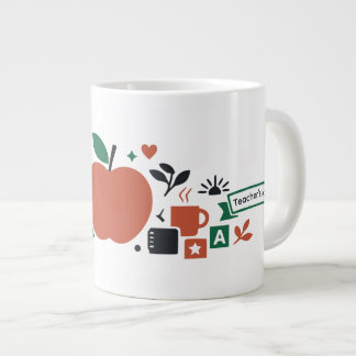 Grande Tasse Cadeau personnalisé pour enseignant de style scand