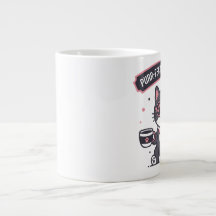Cadeau pour amateur de café avec bandana de chat c