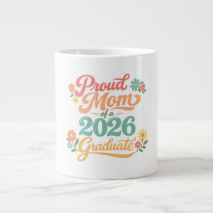 Grande Tasse Cadeau pour maman fière diplômé 2026