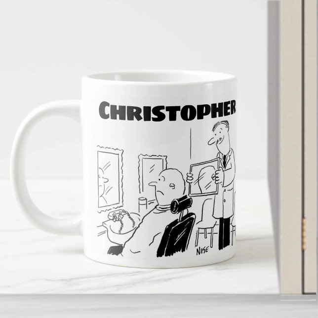 Grande Tasse Cadeau pour un coiffeur ou coiffeur avec le nom aj (Créateur téléchargé)