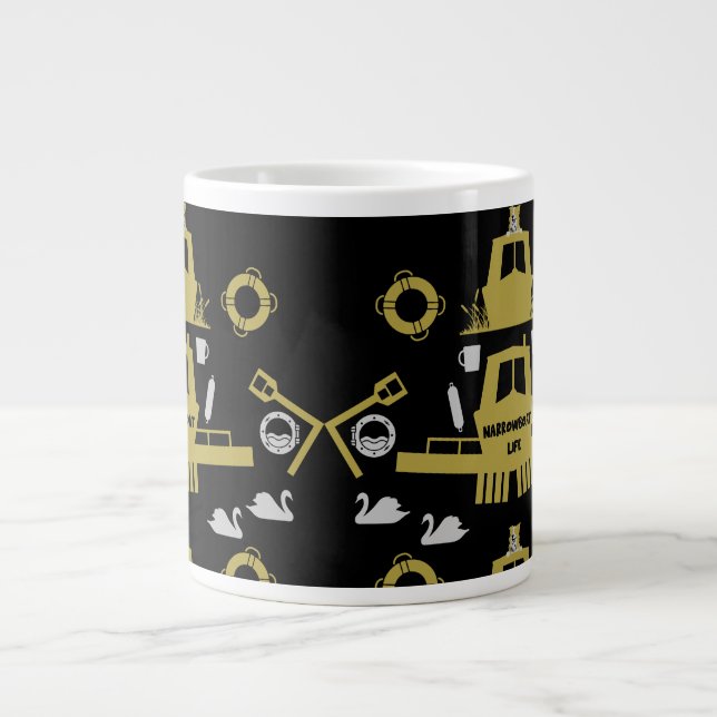Grande Tasse Cadeaux British Narrowboat (Devant)