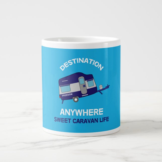 Grande Tasse Cadeaux d'art caravane - Love My Caravan Coffee Mu (Devant)