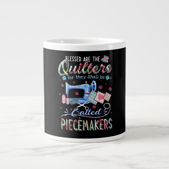 Grande Tasse Cadeaux de courtepointe| Quilting For They Doit Êt (Devant)
