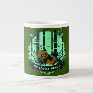 Grande Tasse Cadeaux de Panda Whimsical : Dessins et oeuvres d'