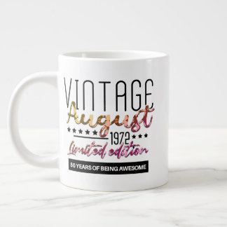 Grande Tasse Cadeaux vintages 1972 50 Ans Cadeaux 50E Anniversa
