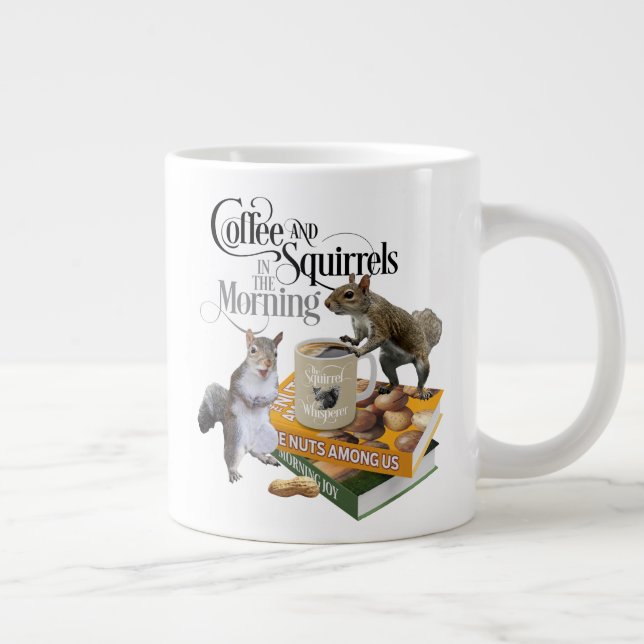 Grande Tasse Café et écureuils - Amoureux des écureuils (Droite)