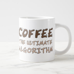 Grande Tasse Café L'algorithme ultime Drôle de programmeur