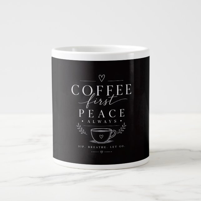 Grande Tasse Café première paix (Devant)