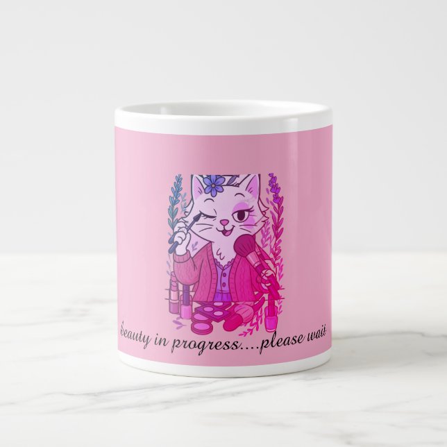 Grande Tasse caffeine first, eyeliner second (Devant)