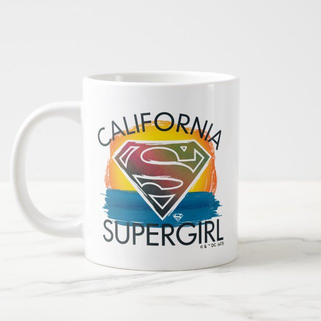 Grande Tasse California Supergirl Sunset Graphic (Gauche)