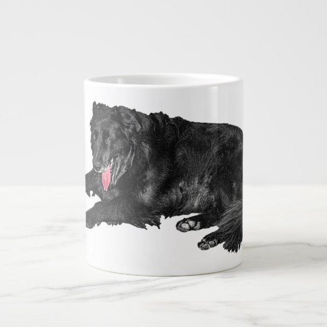 Grande Tasse Calme de la langue de l'Ember pour les matins feui (Devant)