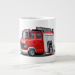 Grande Tasse Camion-feu de dessin