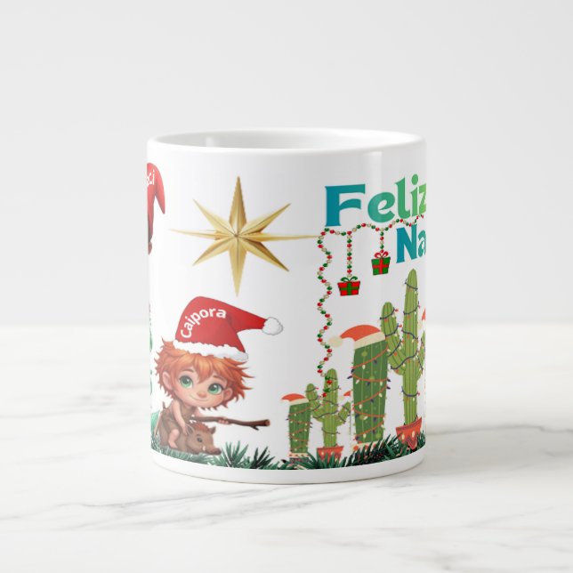 Grande Tasse Caneca Natalina Clássica (Devant)