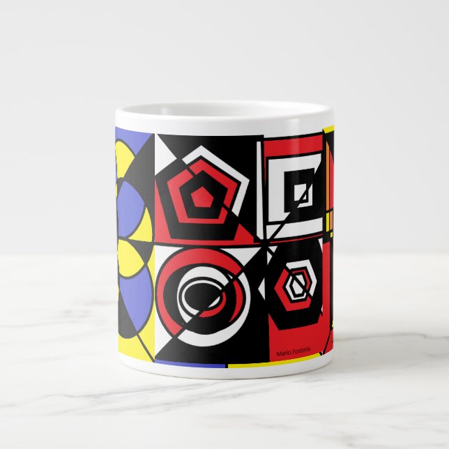 Grande Tasse canne à chauffage domestique (Devant)