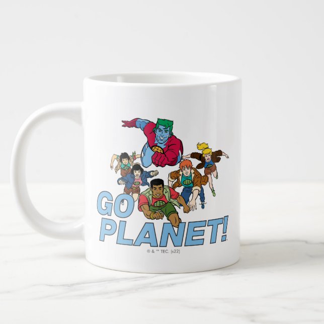 Grande Tasse Capitaine Planète et les Planètes - Allez Planète  (Gauche)