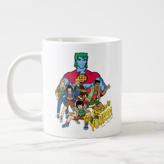 Grande Tasse Captain Planet Group Graphic - La Puissance Est À 