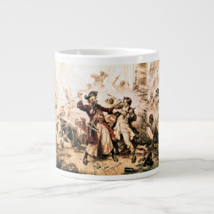 Grande Tasse Capture, Barbe noire pirate, Revenge de la reine A