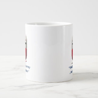 Grande Tasse Caractères de la pilule "Le bien-être est un voyag