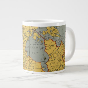 Grande Tasse Carte antique du Canada