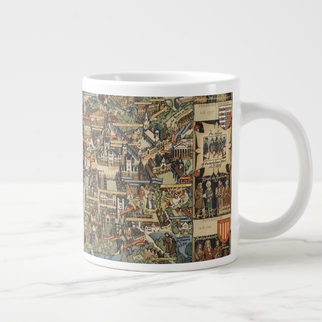 Grande Tasse Carte de Cambridge, Angleterre (Droite)