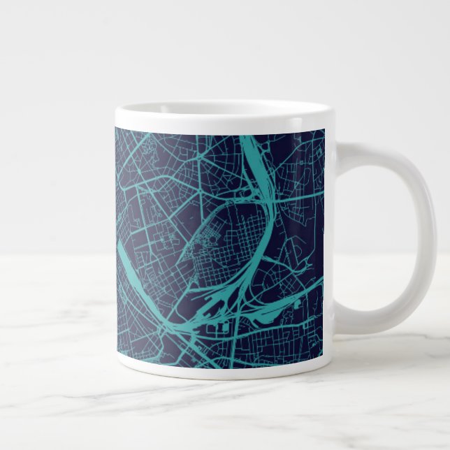Grande Tasse Carte de Rome (Droite)