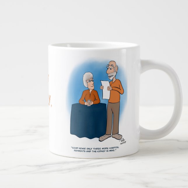 Grande Tasse Carte Kidney (Droite)